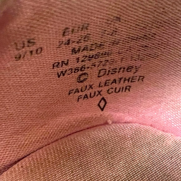 Disney TinkerBell Lime Neon Green costume shoes Limited Edition Toddler sz 9/10 - Picture 6 of 7